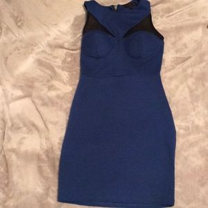 Royal Blue Mini Dress